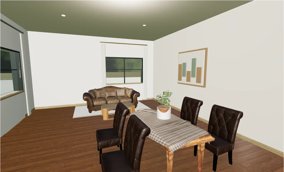 P01.1 Living & dining 3D scene capture